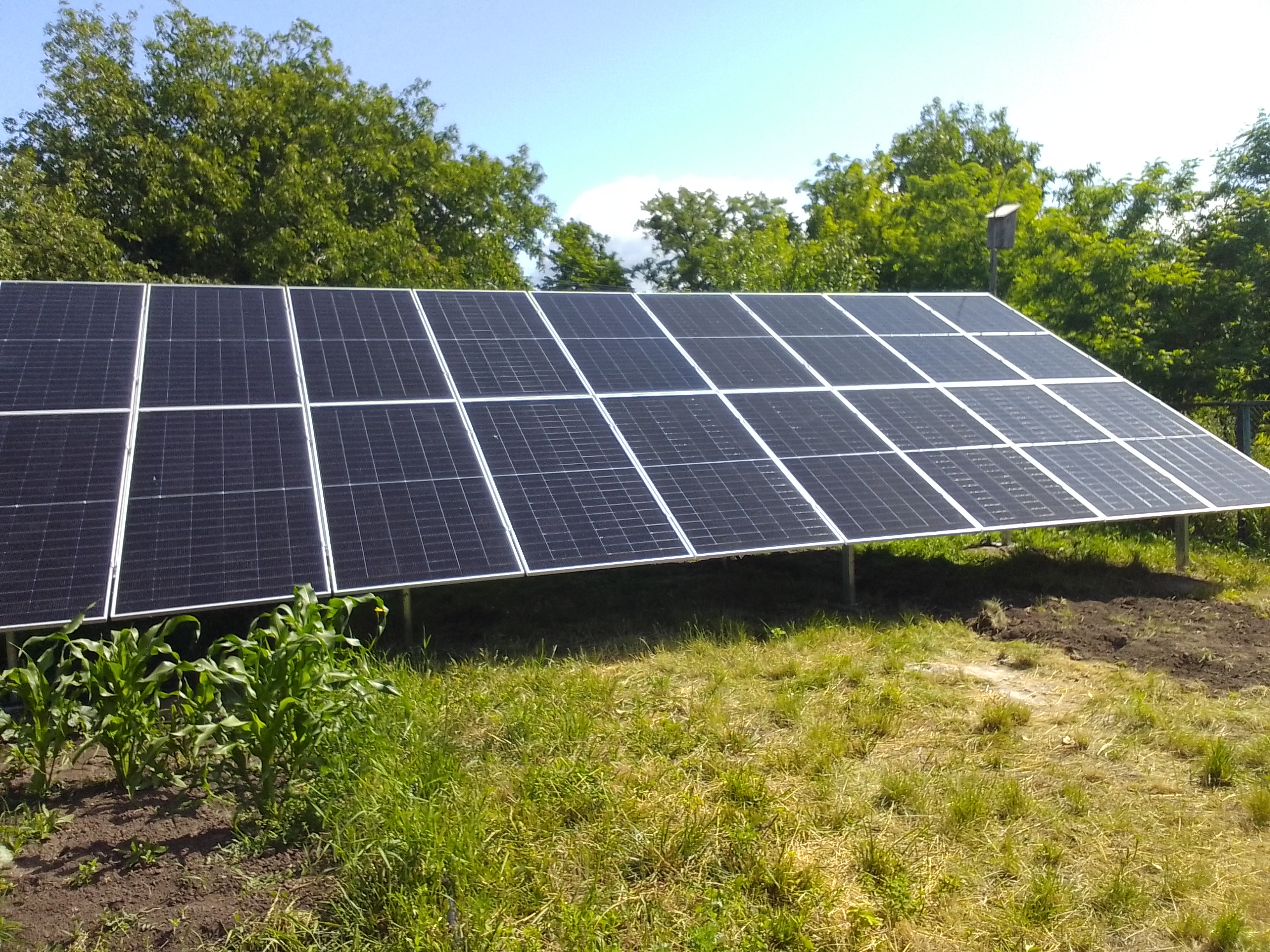 Мережева сонячна станція встановлення