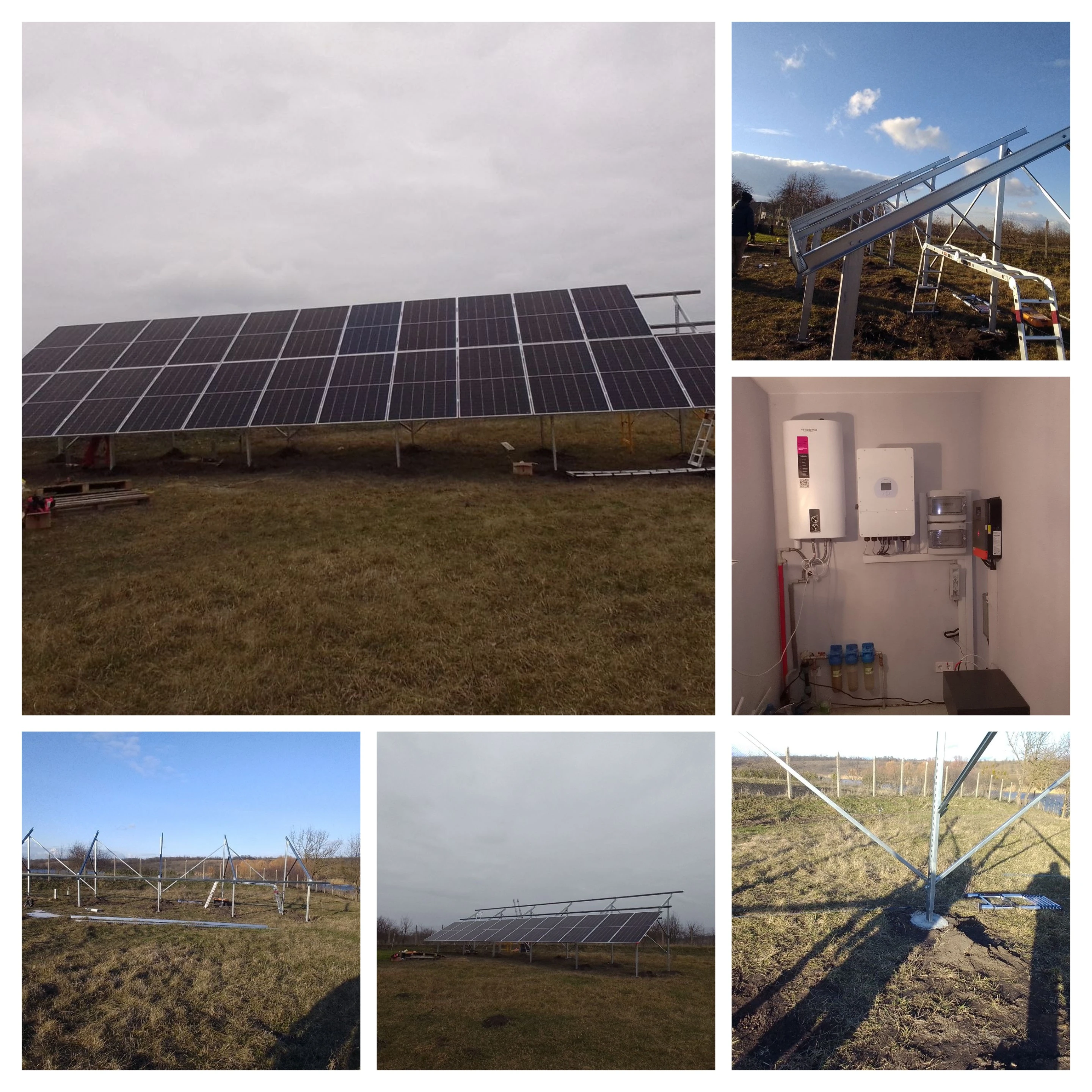 Гібридна СЕС приватний будинок електромобіль